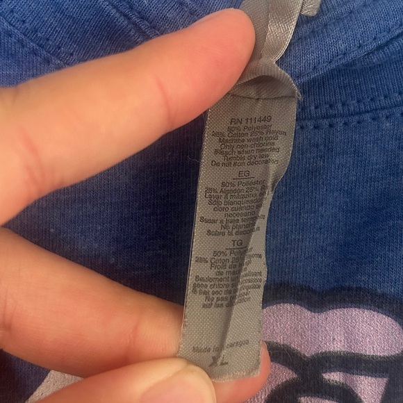 Neverthless She Persisted Blue Graphic Tee Feminist Casual Large - Picture 3 of 6